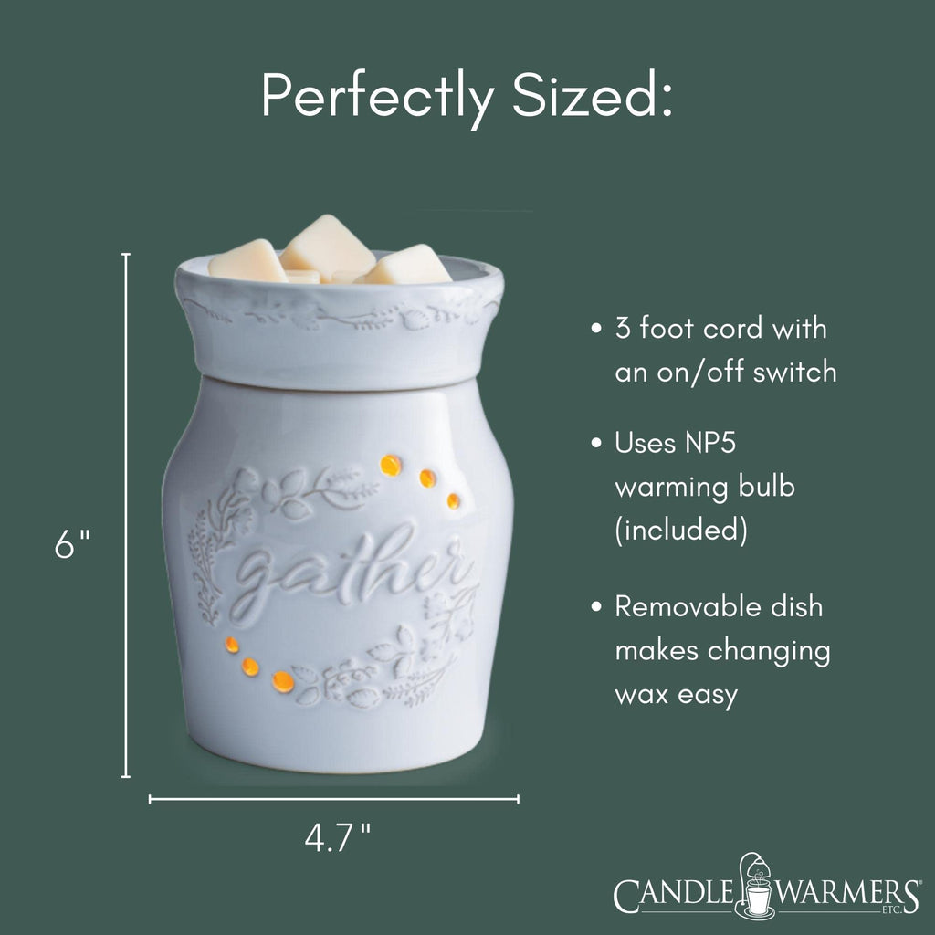 Candle Warmers Etc. Illumination Fragrance Warmer- Light-Up Warmer for Warming Scented Candle Wax Melts and Tarts or to Freshen Room, Jack O'Lantern