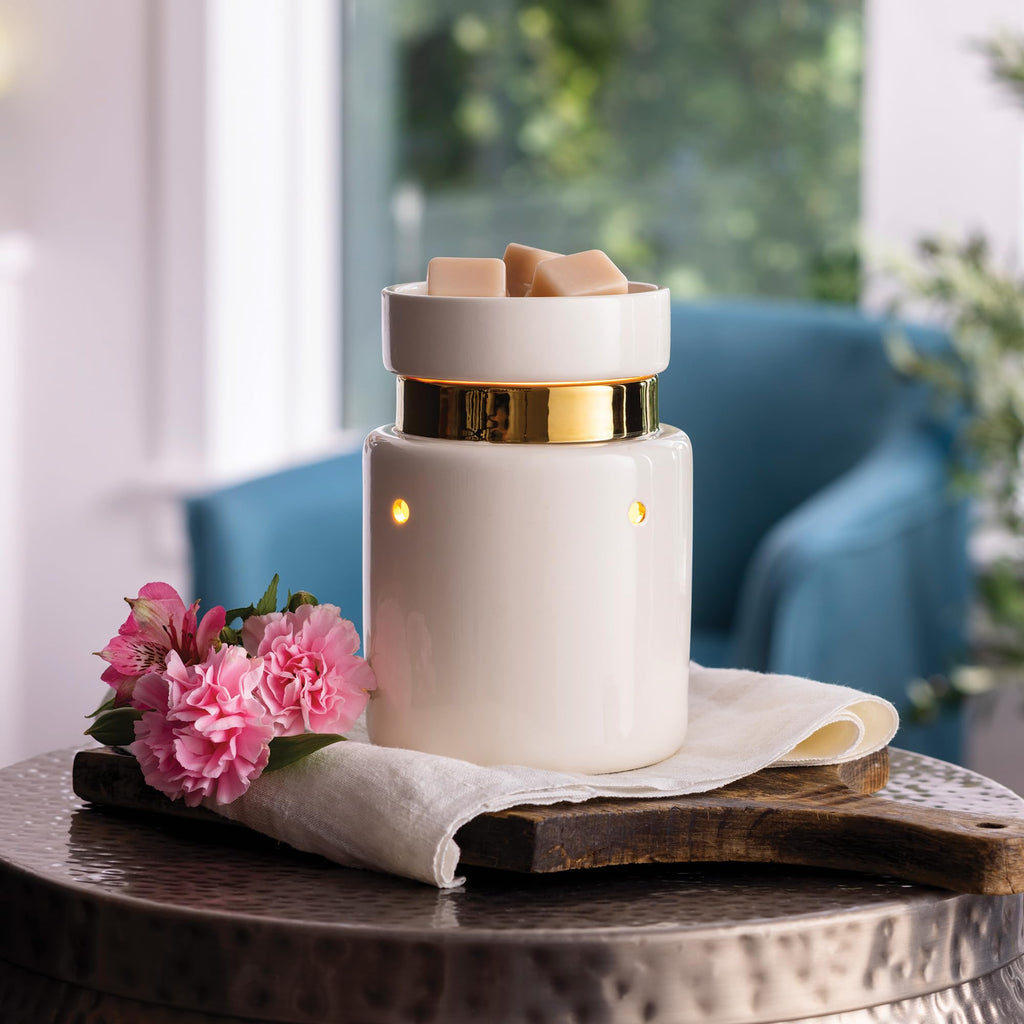 Candle Warmers Etc. Illumination Fragrance Warmer- Light-Up Warmer for Warming Scented Candle Wax Melts and Tarts or to Freshen Room, Jack O'Lantern