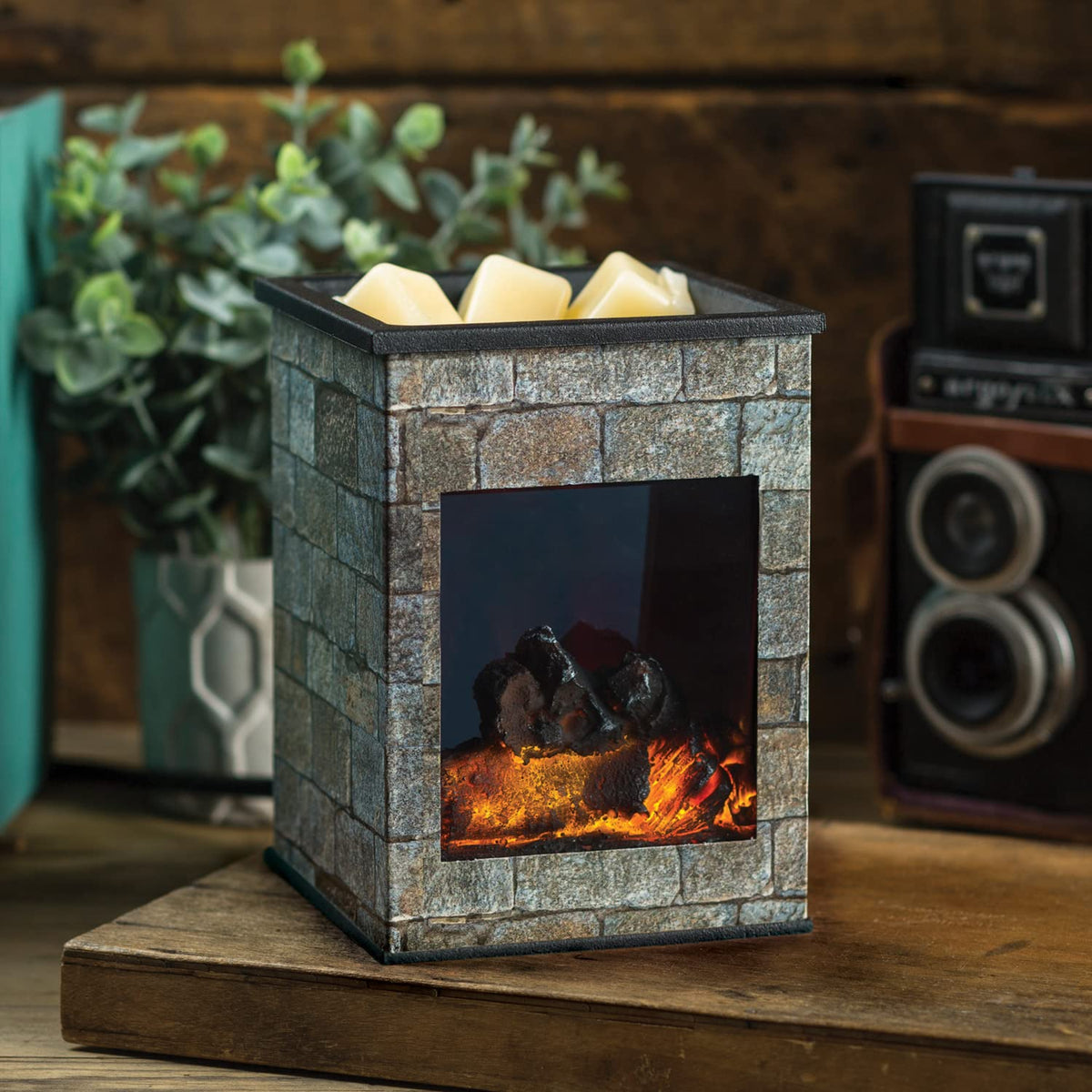 Candle Warmers Etc. Illumination Fragrance Warmer- Light-Up Warmer for Warming Scented Candle Wax Melts and Tarts or to Freshen Room, Jack O'Lantern