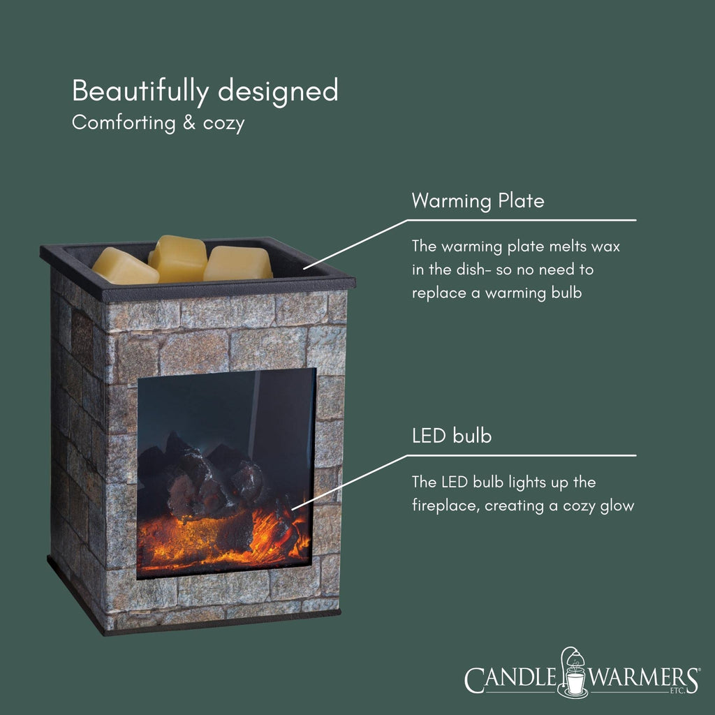 Candle Warmers Etc. Illumination Fragrance Warmer- Light-Up Warmer for Warming Scented Candle Wax Melts and Tarts or to Freshen Room, Jack O'Lantern