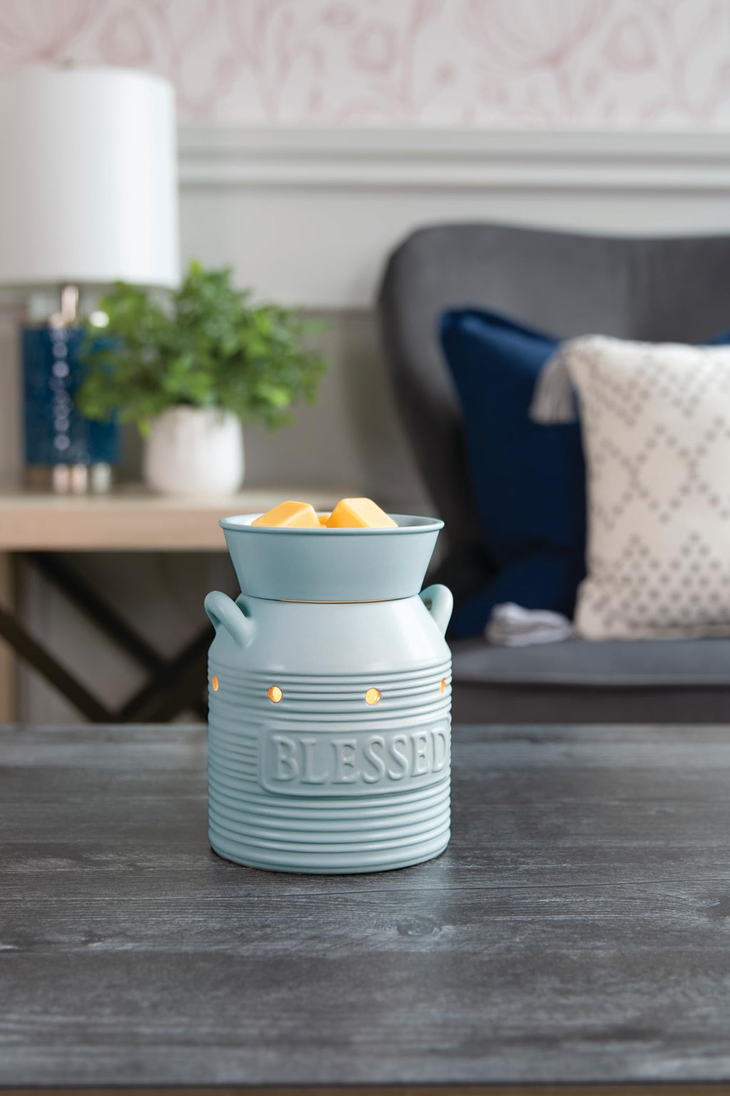 Candle Warmers Etc. Illumination Fragrance Warmer- Light-Up Warmer for Warming Scented Candle Wax Melts and Tarts or to Freshen Room, Jack O'Lantern