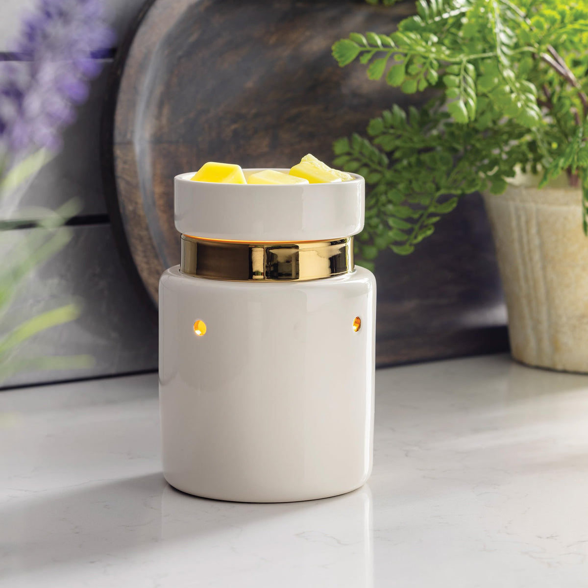 Candle Warmers Etc. Illumination Fragrance Warmer- Light-Up Warmer for Warming Scented Candle Wax Melts and Tarts or to Freshen Room, Jack O'Lantern