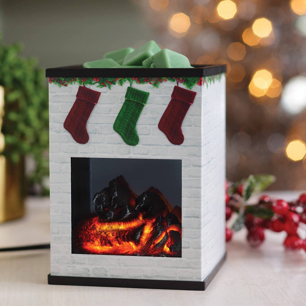 Candle Warmers Etc. Illumination Fragrance Warmer- Light-Up Warmer for Warming Scented Candle Wax Melts and Tarts or to Freshen Room, Jack O'Lantern