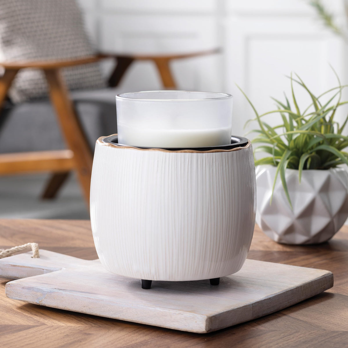 Candle Warmers Etc. Illumination Fragrance Warmer- Light-Up Warmer for Warming Scented Candle Wax Melts and Tarts or to Freshen Room, Jack O'Lantern