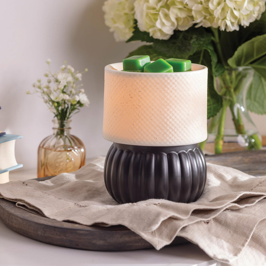 Candle Warmers Etc. Illumination Fragrance Warmer- Light-Up Warmer for Warming Scented Candle Wax Melts and Tarts or to Freshen Room, Jack O'Lantern