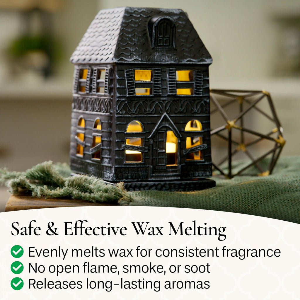 Candle Warmers Etc. Illumination Fragrance Warmer- Light-Up Warmer for Warming Scented Candle Wax Melts and Tarts or to Freshen Room, Jack O'Lantern