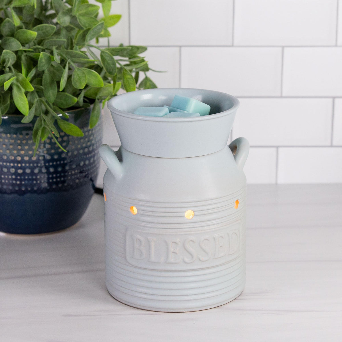 Candle Warmers Etc. Illumination Fragrance Warmer- Light-Up Warmer for Warming Scented Candle Wax Melts and Tarts or to Freshen Room, Jack O'Lantern