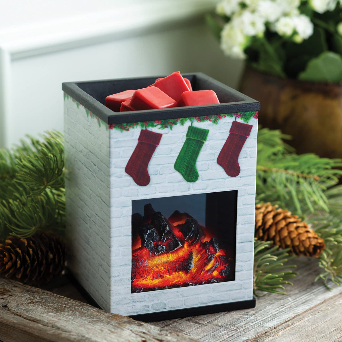 Candle Warmers Etc. Illumination Fragrance Warmer- Light-Up Warmer for Warming Scented Candle Wax Melts and Tarts or to Freshen Room, Jack O'Lantern