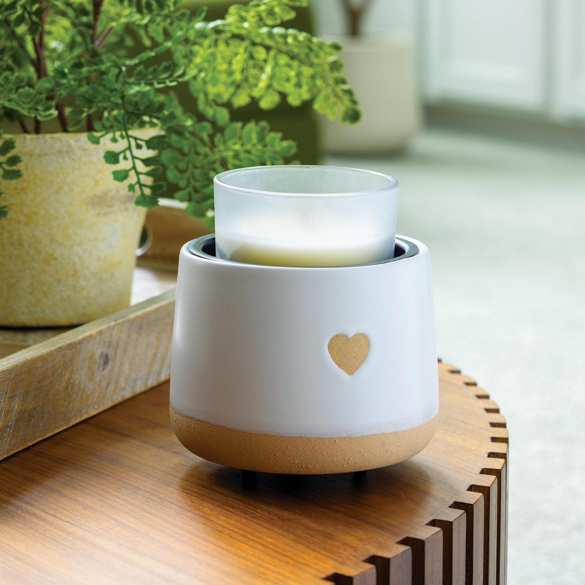 Candle Warmers Etc. Illumination Fragrance Warmer- Light-Up Warmer for Warming Scented Candle Wax Melts and Tarts or to Freshen Room, Jack O'Lantern
