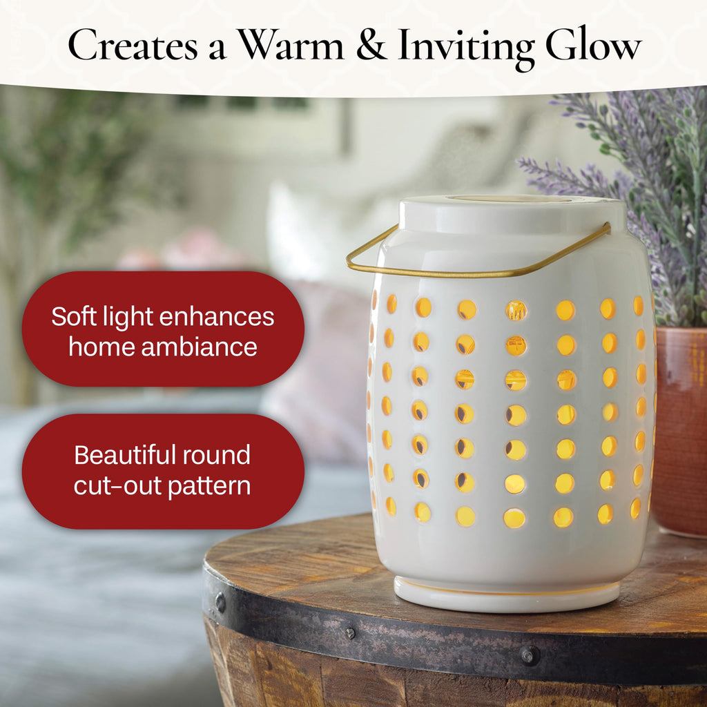 Candle Warmers Etc. Illumination Fragrance Warmer- Light-Up Warmer for Warming Scented Candle Wax Melts and Tarts or to Freshen Room, Jack O'Lantern