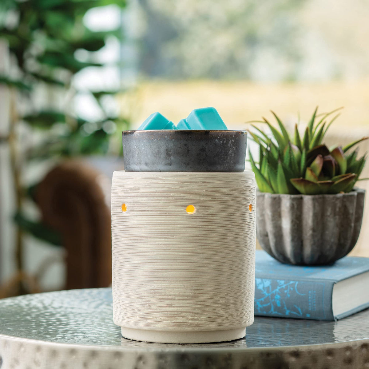 Candle Warmers Etc. Illumination Fragrance Warmer- Light-Up Warmer for Warming Scented Candle Wax Melts and Tarts or to Freshen Room, Jack O'Lantern