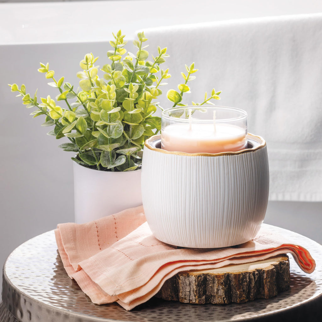 Candle Warmers Etc. Illumination Fragrance Warmer- Light-Up Warmer for Warming Scented Candle Wax Melts and Tarts or to Freshen Room, Jack O'Lantern