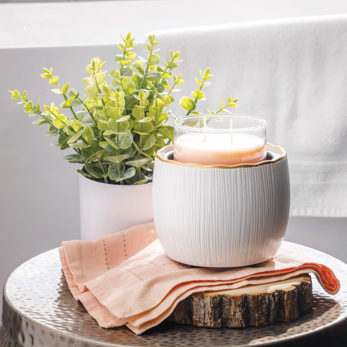 Candle Warmers Etc. Illumination Fragrance Warmer- Light-Up Warmer for Warming Scented Candle Wax Melts and Tarts or to Freshen Room, Jack O'Lantern