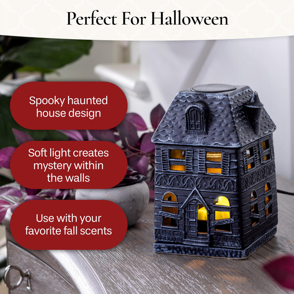 Candle Warmers Etc. Illumination Fragrance Warmer- Light-Up Warmer for Warming Scented Candle Wax Melts and Tarts or to Freshen Room, Jack O'Lantern