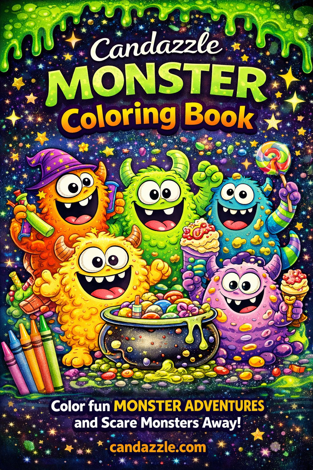 CANDAZZLE MONSTER CHASER COMBO W/ COLORING BOOK