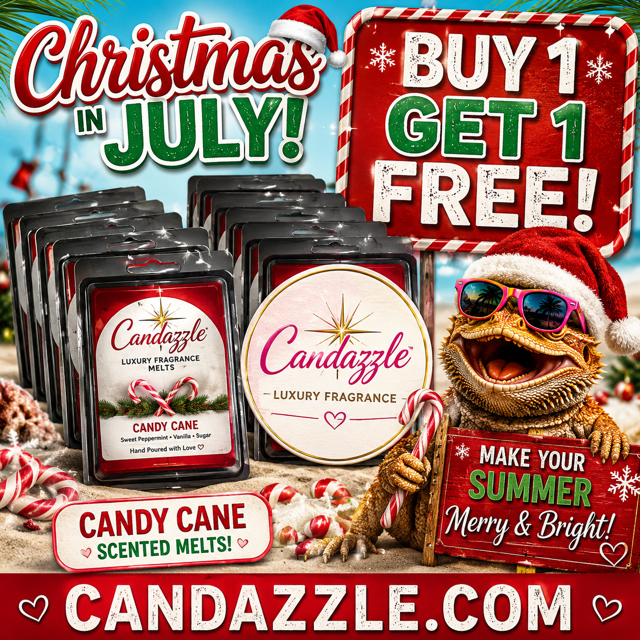 Christmas in July: BOGO FREE Holiday Melts! 🎄☀️