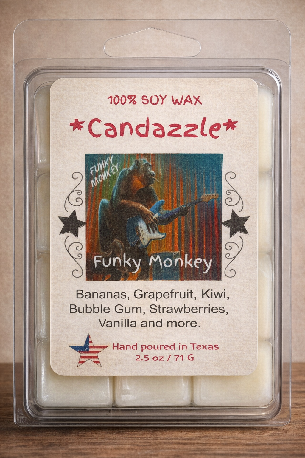 FUNKY MONKEY SOY WAX MELTS