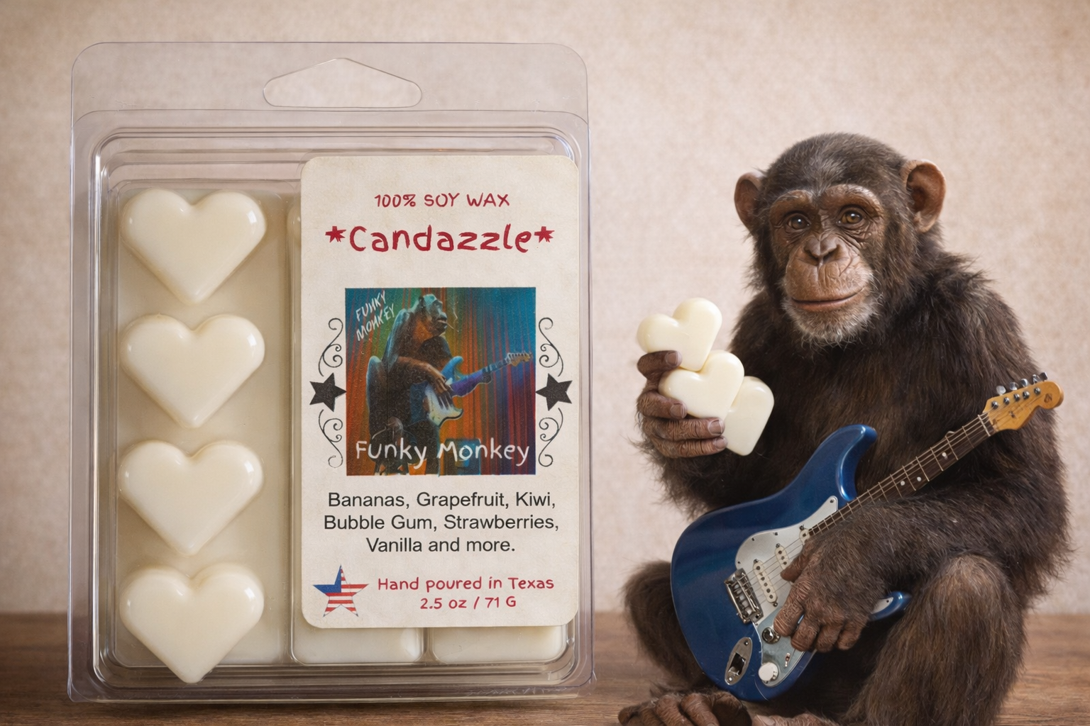FUNKY MONKEY SOY WAX MELTS