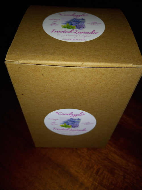 16 oz Country Comfort- FROSTED LAVENDER SOY CANDLE